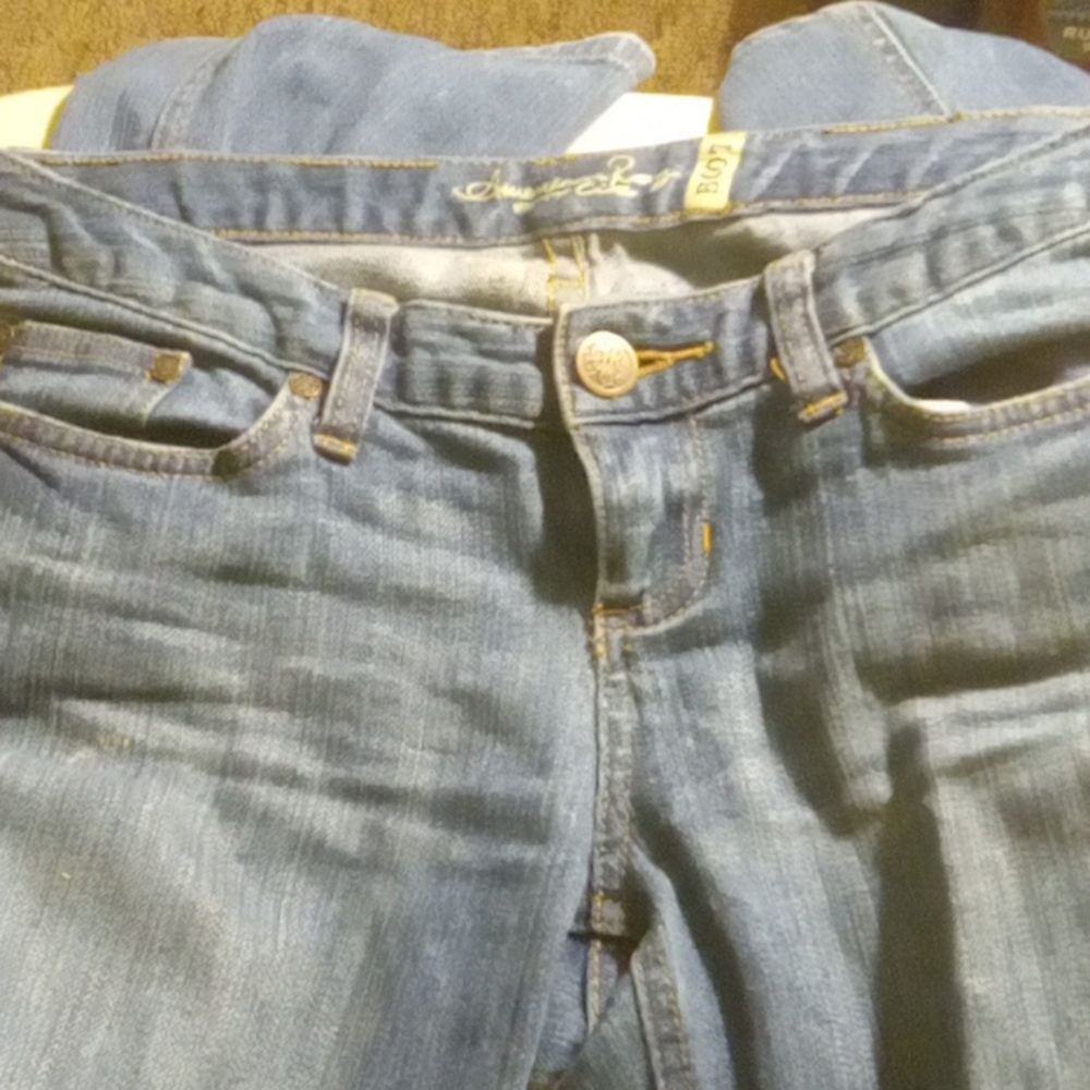 American Rag Blue Denim Overalls